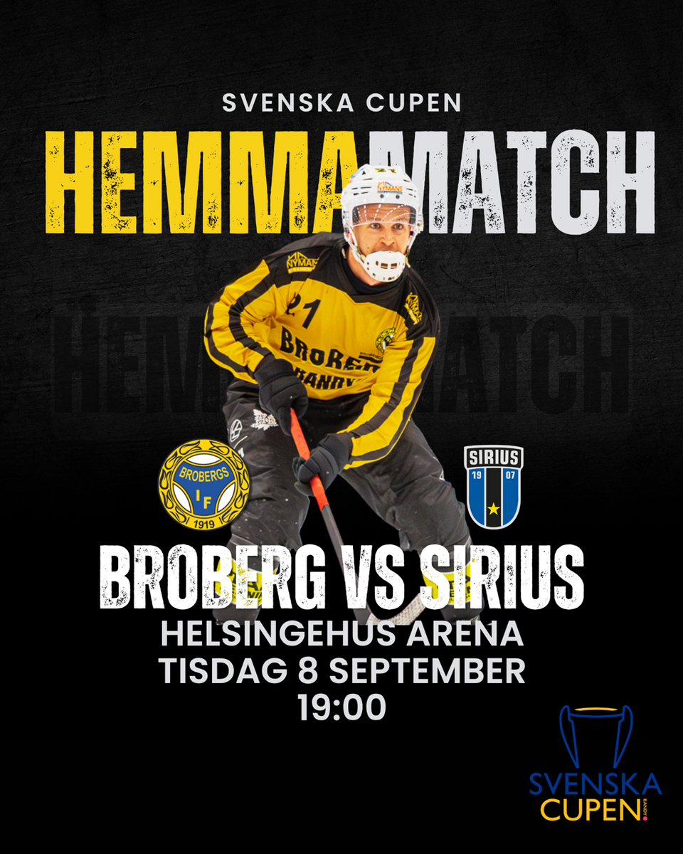 Event image Svenska Cupen Broberg/Söderhamn - IK Sirius