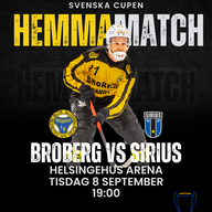 Event image Svenska Cupen Broberg/Söderhamn - IK Sirius