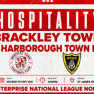Event image HOSPITALITY - Brackley Town FC v Harborough Town FC – Enterprise National League North – Saturday 5th September 2026 - KO 3pm