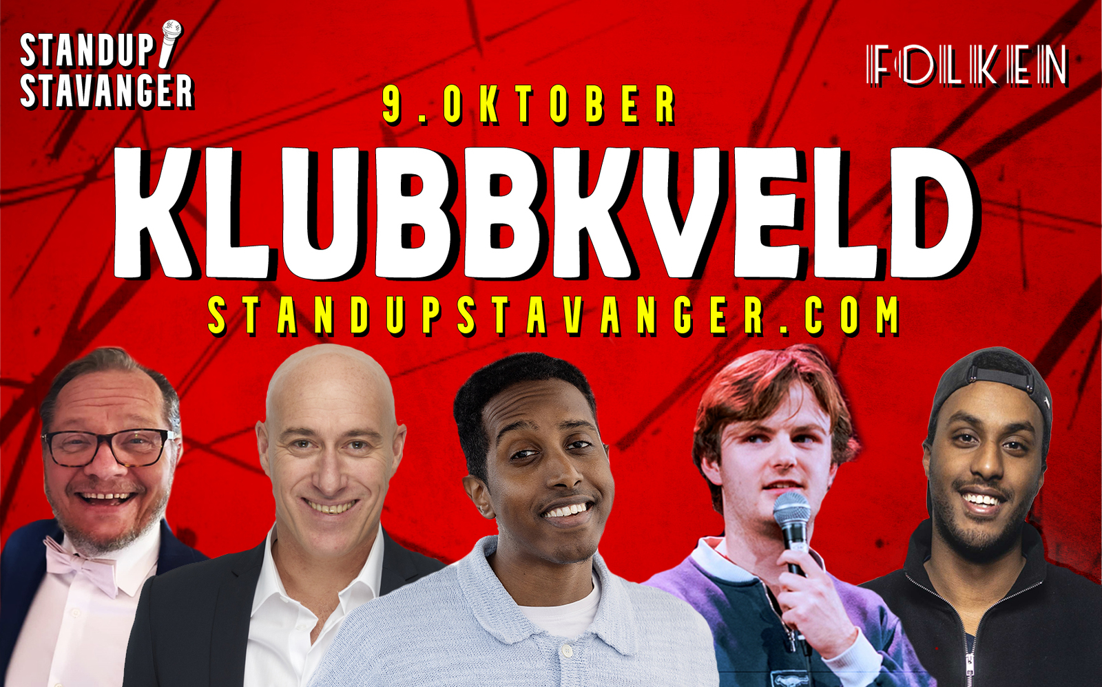 Event image Standup Klubbkveld med Ahmed Mamow - 9. oktober