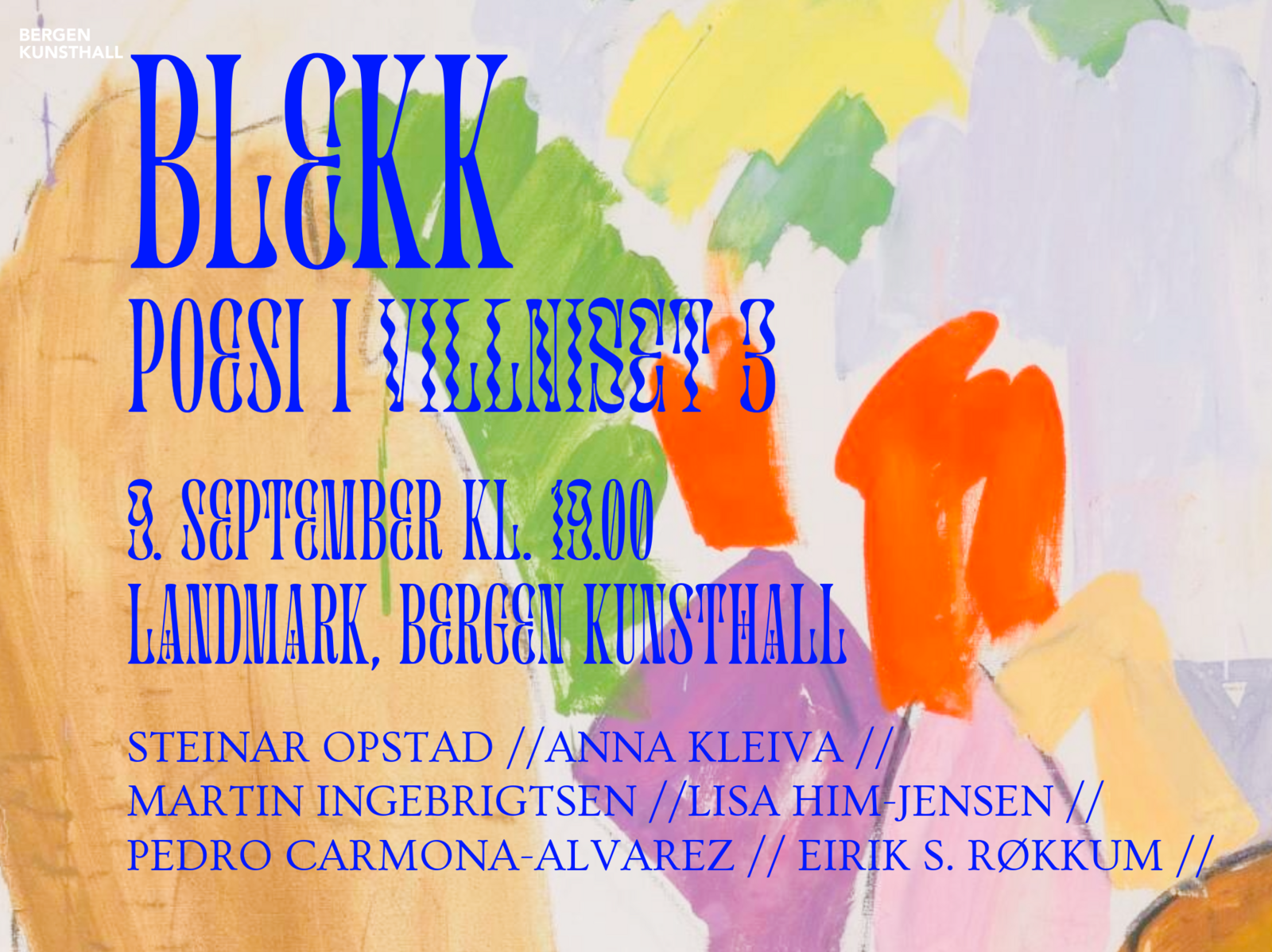 Event image BLEKK: POESI I VILLNISET 3