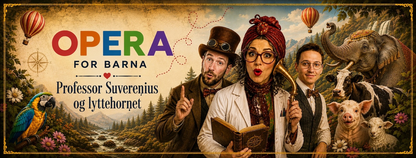 Event image Opera for barna: Prof. Suverenius og lyttehornet