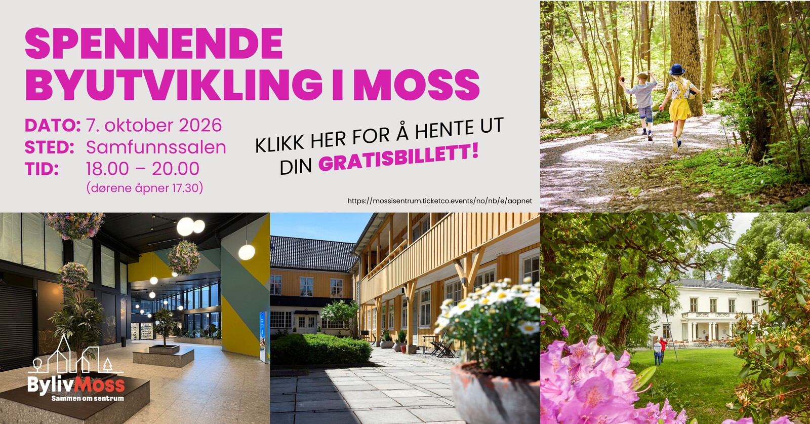 Event image Åpnet møte om spennende byutvikling i Moss 7. oktober 