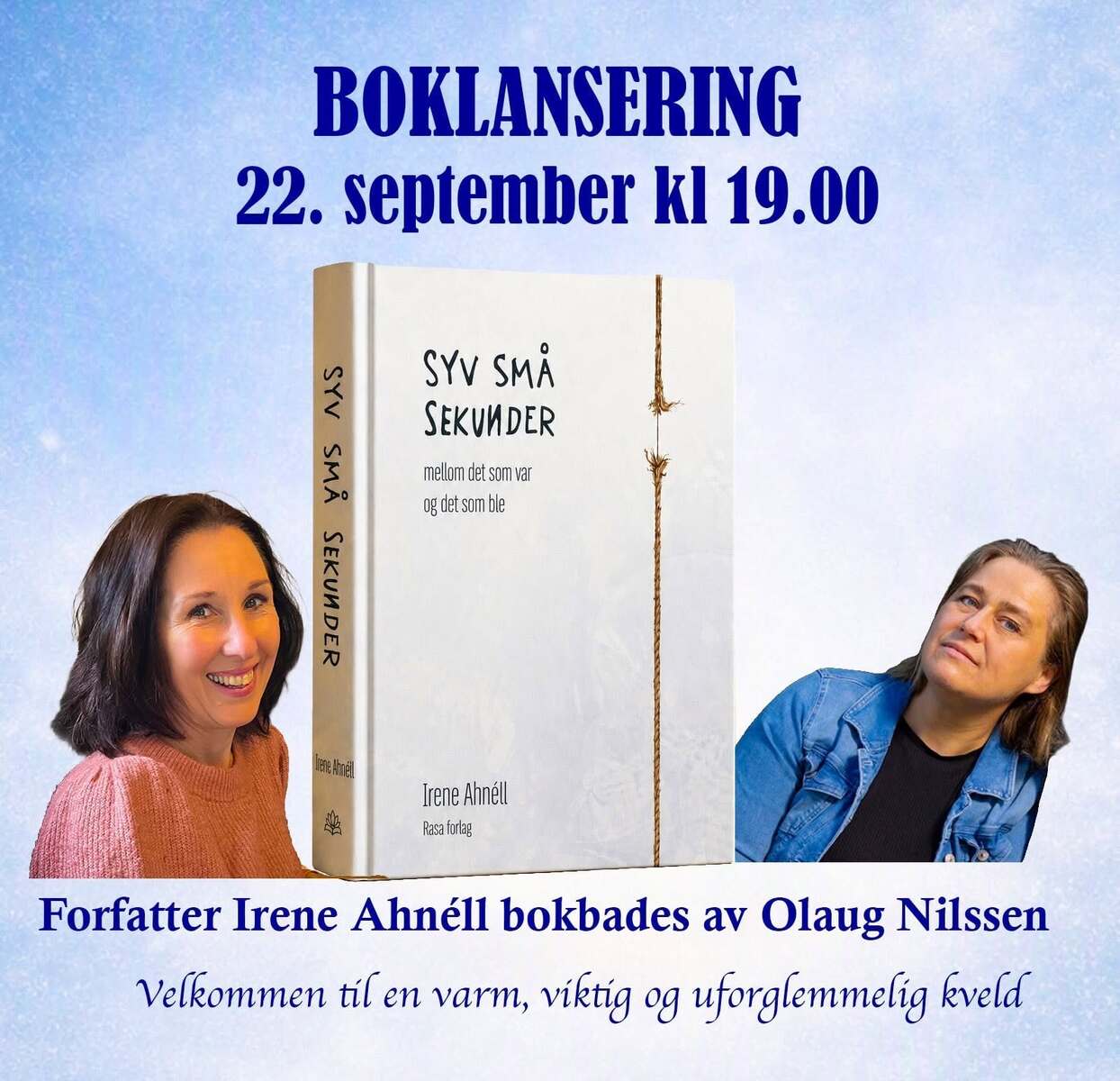 Event image SYV SMÅ SEKUNDER - boklansering