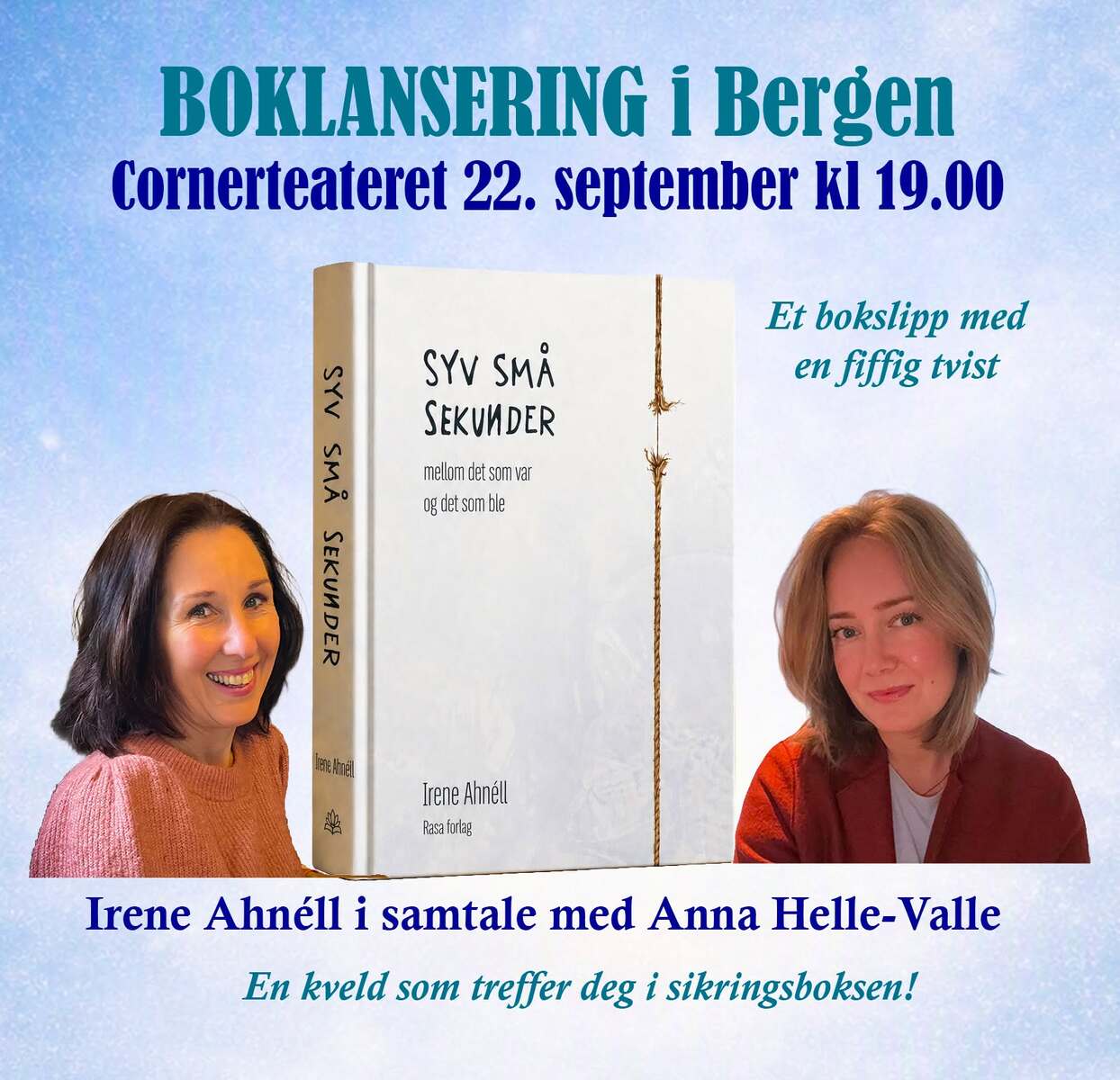 SYV SMÅ SEKUNDER - boklansering
