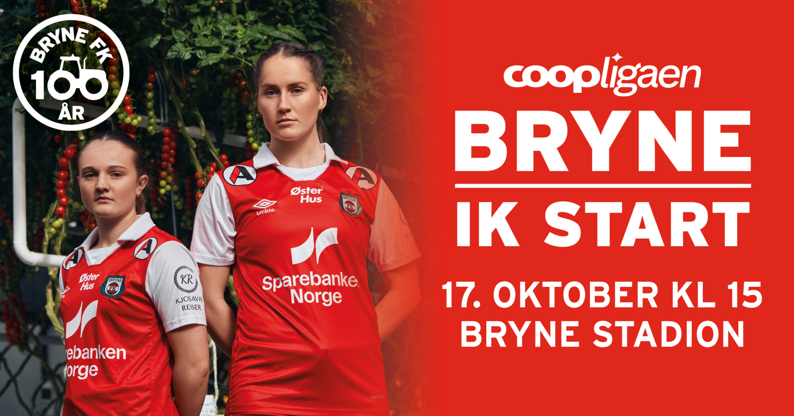 Event image COOP-ligaen: Bryne - Start