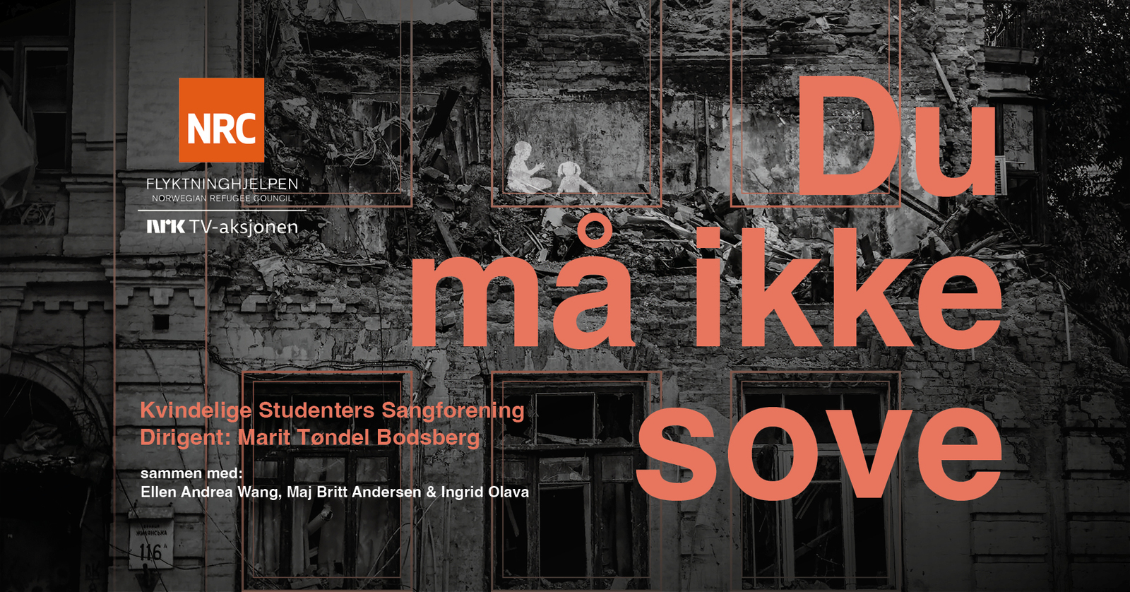 Event image Du må ikke sove - Veldedighetskonsert med Kvindelige Studenters Sangforening 