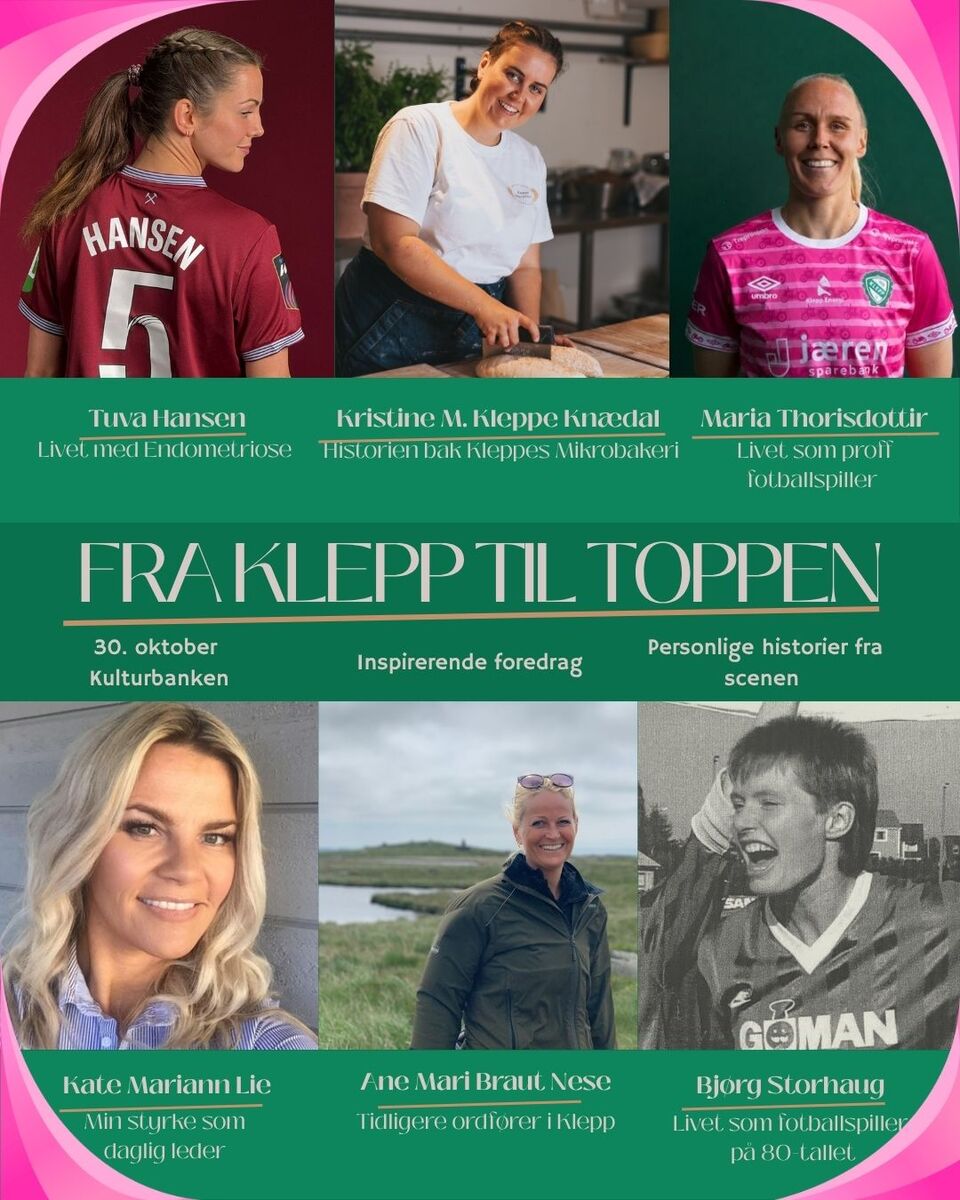 Event image Fra Klepp til toppen - Damer som våget og vant