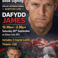 Event image Q&A and Book Signing With Ex-Wales and British Lion Dafydd James