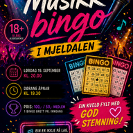 Event image MusikkBingo 19. september kl 20:00