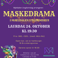 Event image Maskedrama 24. oktober kl 19:30