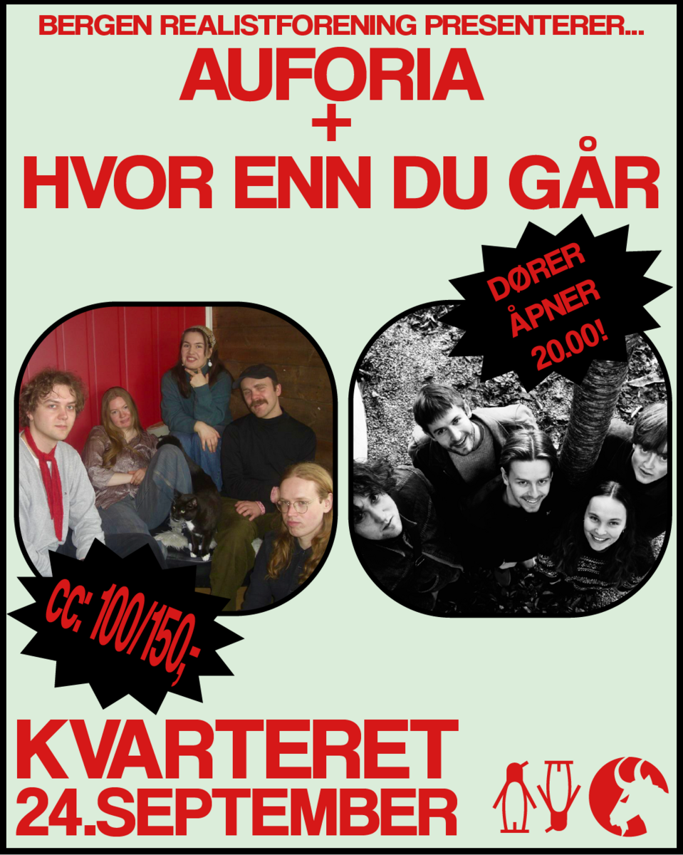 Event image AUFORIA & HVOR ENN DU GÅR