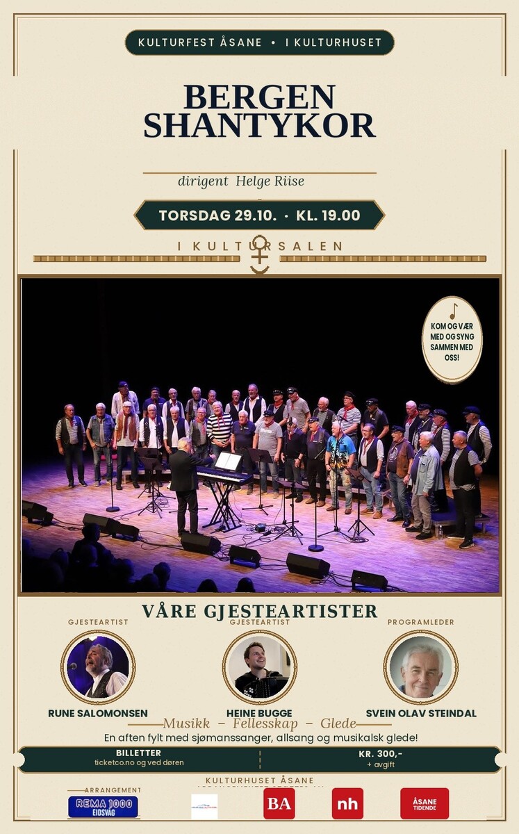 Event image Konsert med Bergen Shantykor