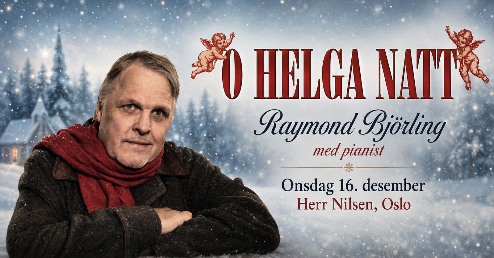 Event image Ingen jul uten «O helga natt» – Raymond Bjørling viderefører familietradisjonen