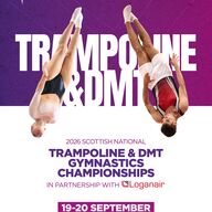 Event image Scottish Gymnastics 2026 Scottish National Trampoline and Double Mini-Trampoline Gymnastics Championships
