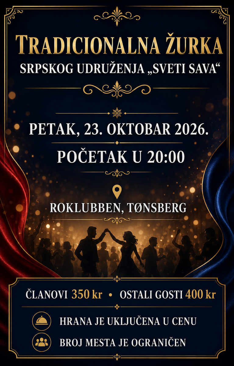 Tradicionalna žurka - Srpsko udruženje "Sveti Sava"