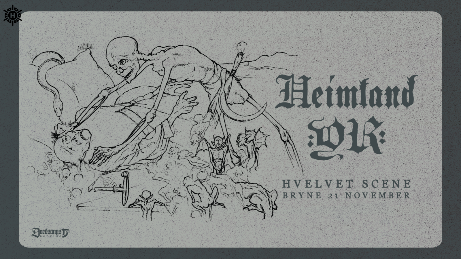 Event image Heimland + Support: :YR: // Hvelvet Scene
