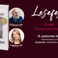 Event image Lesefest: Vi leser Annie Ernaux' Far