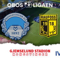 Event image KONGSVINGER - RAUFOSS | OBOS-LIGAEN 2026