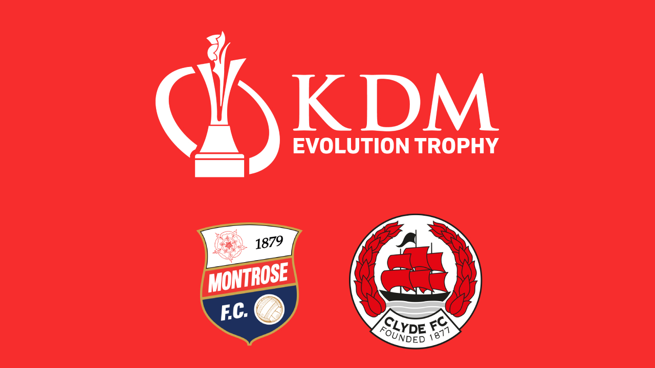 Event image Montrose v Clyde | 25 August 2026 | KDM Evolution Trophy | Clyde TV Live Stream