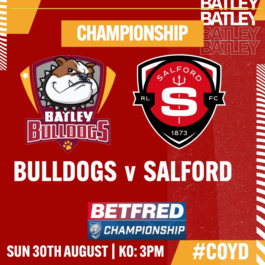 Event image BULLDOGS v SALFORD (CHAMPIONSHIP)