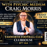 Event image An Evening Of Clairvoyance with Psychic Medium Craig Morris