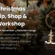 Event image Christmas Sip, Shop & Workshop Night