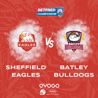 Event image Sheffield Eagles vs Batley Bulldogs - Betfred Championship Playoff Eliminator