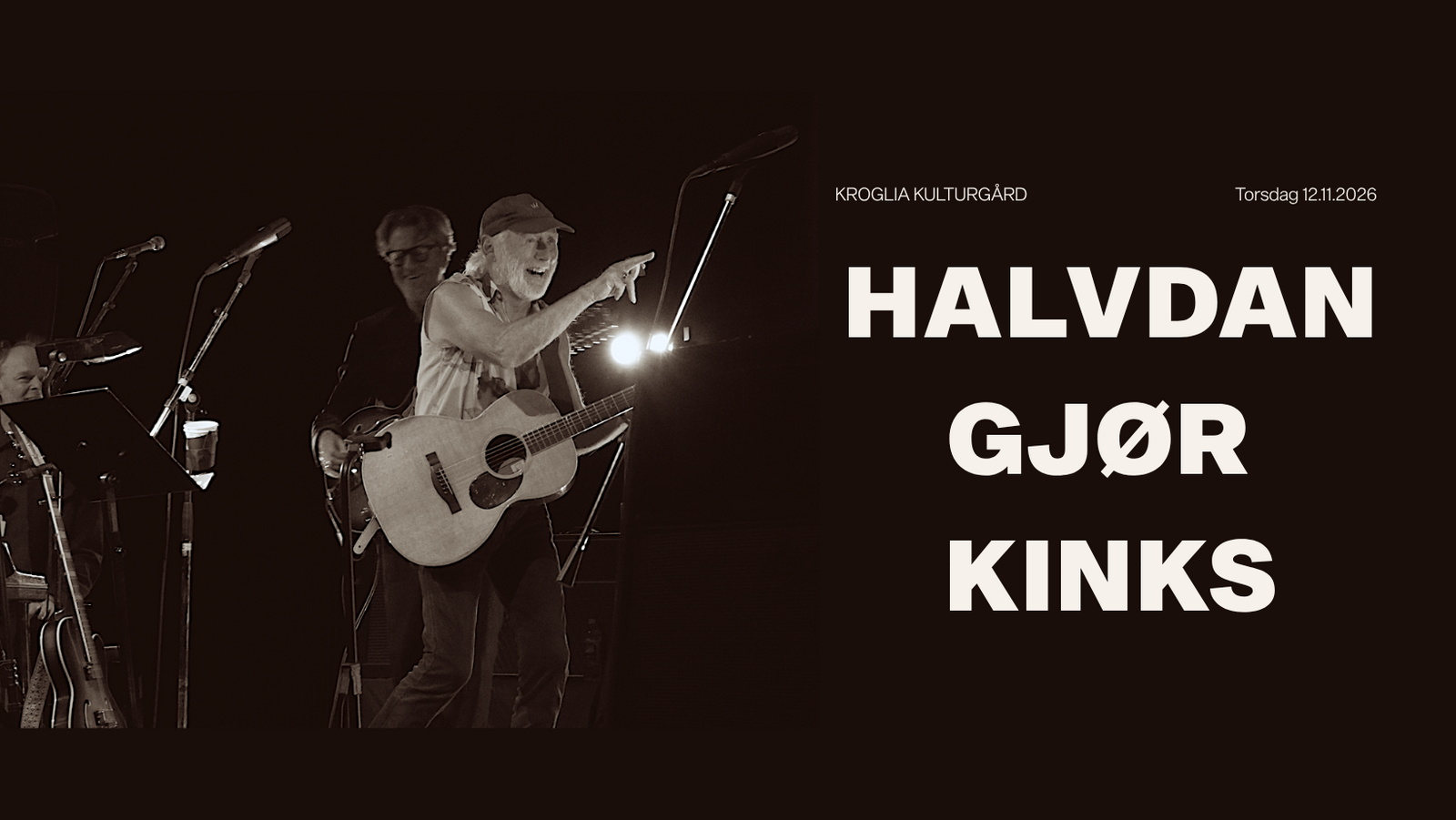 Event image Halvdan gjør Kinks // Kroglia