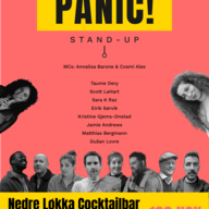 Event image PANIC! English Stand Up @ Nedre Løkka Cocktailbar