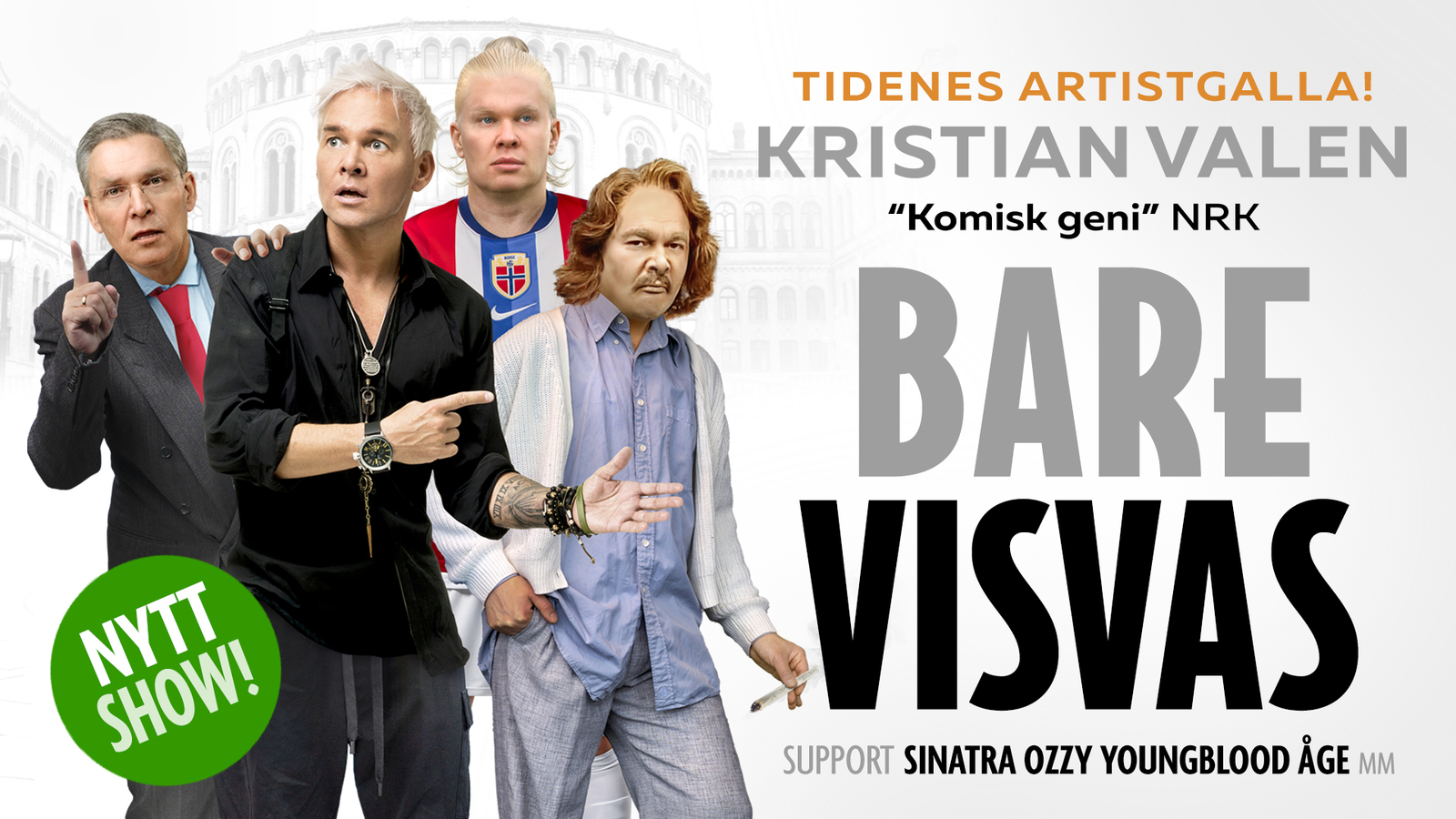 Event image KRISTIAN VALEN - BARE VISVAS @ScandicVoss
