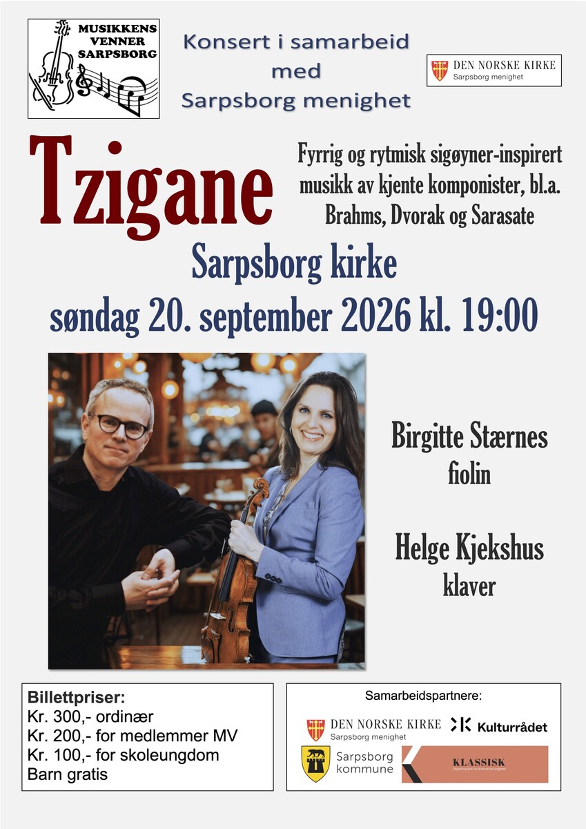 Event image Zhigane med Birgitte Stærnes, fiolin og Helge Kjekshus, klaver.