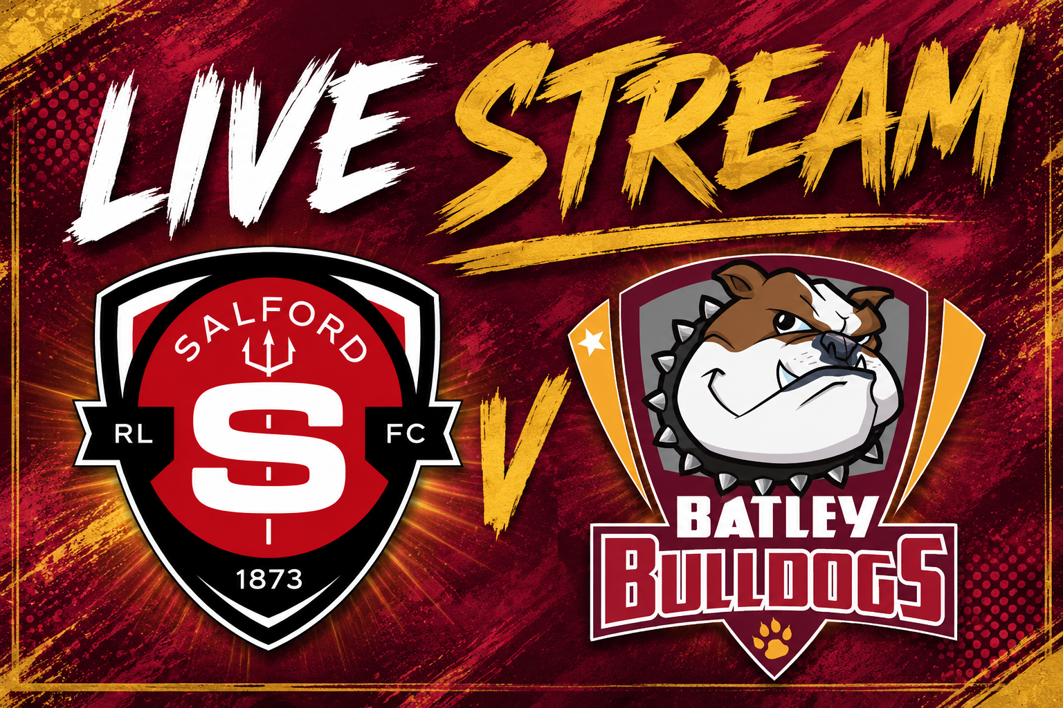 Event image Batley v Salford (LIVE STREAM)