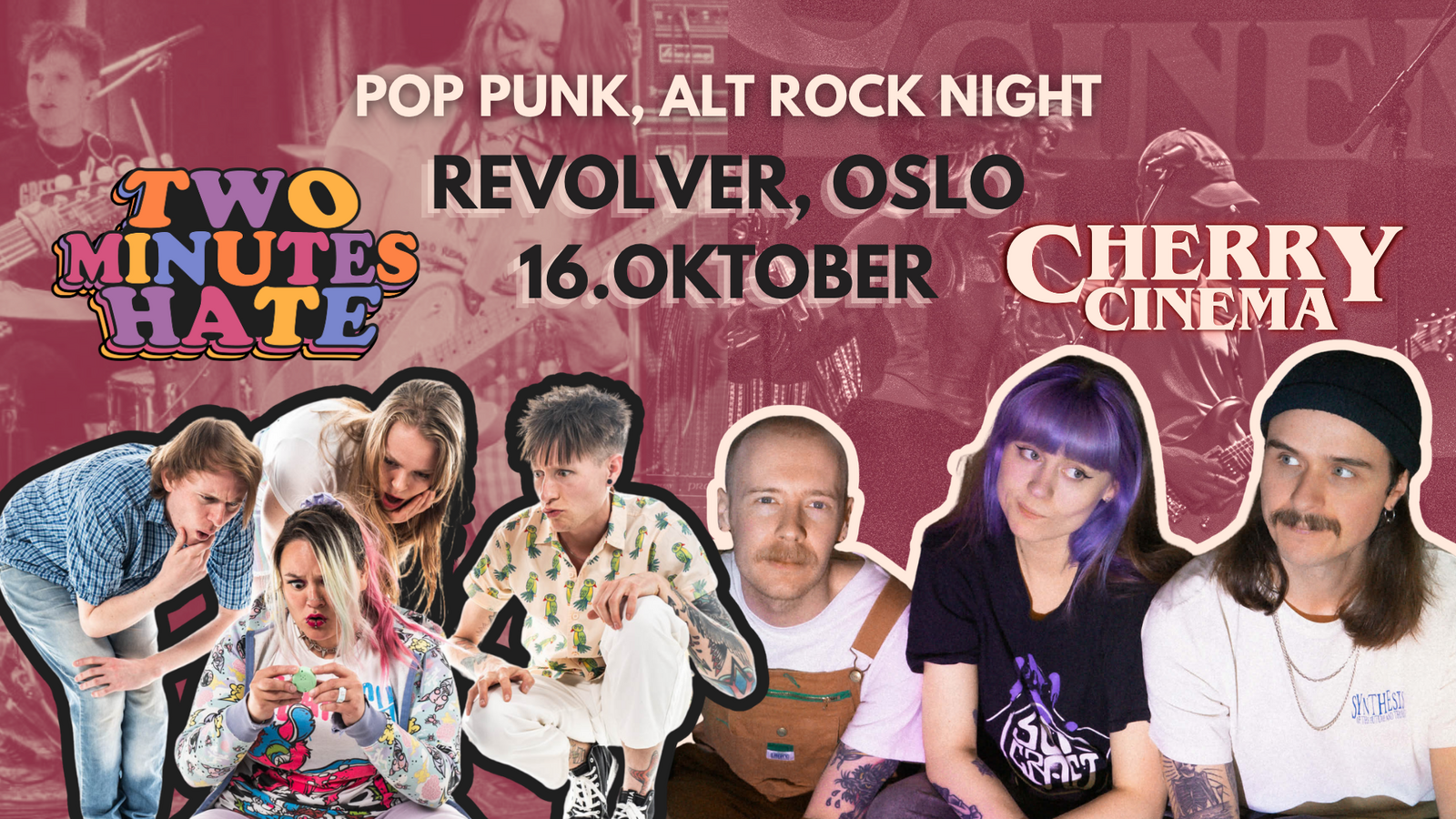 Event image Cherry Cinema // TwoMinutesHate // Revolver