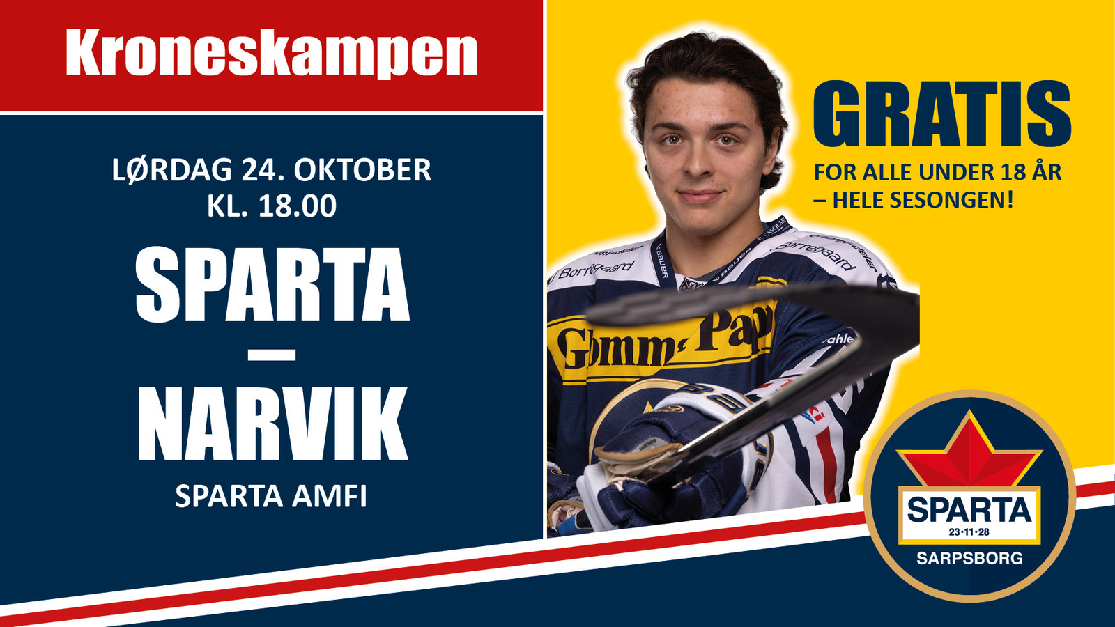 Event image KRONESKAMPEN Sparta vs. Narvik