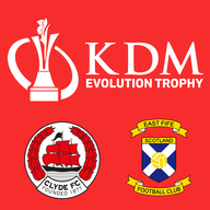 Event image Clyde v East Fife | KDM Evolution Trophy | Tuesday 8 September | Hamilton Community Stadium | 7.45pm
