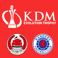 Event image Clyde v Rangers B | KDM Evolution Trophy | Tuesday 22 September | Hamilton Community Stadium | 7.45pm