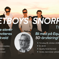 Event image 🎉 Equinor 50 år i nord: Streetboys og Snorrepus kommer til Harstad! 🎤🔥