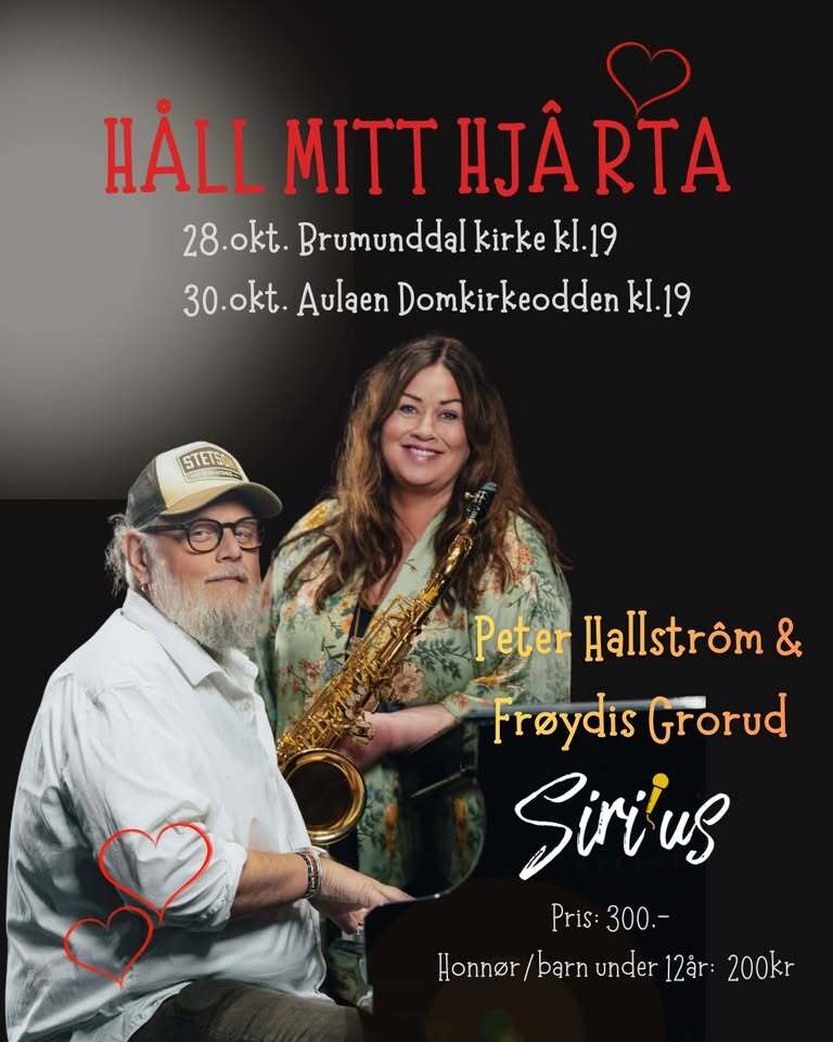 Event image "Håll mitt hjärta" - Aulaen på Domkirkeodden 30.10.26