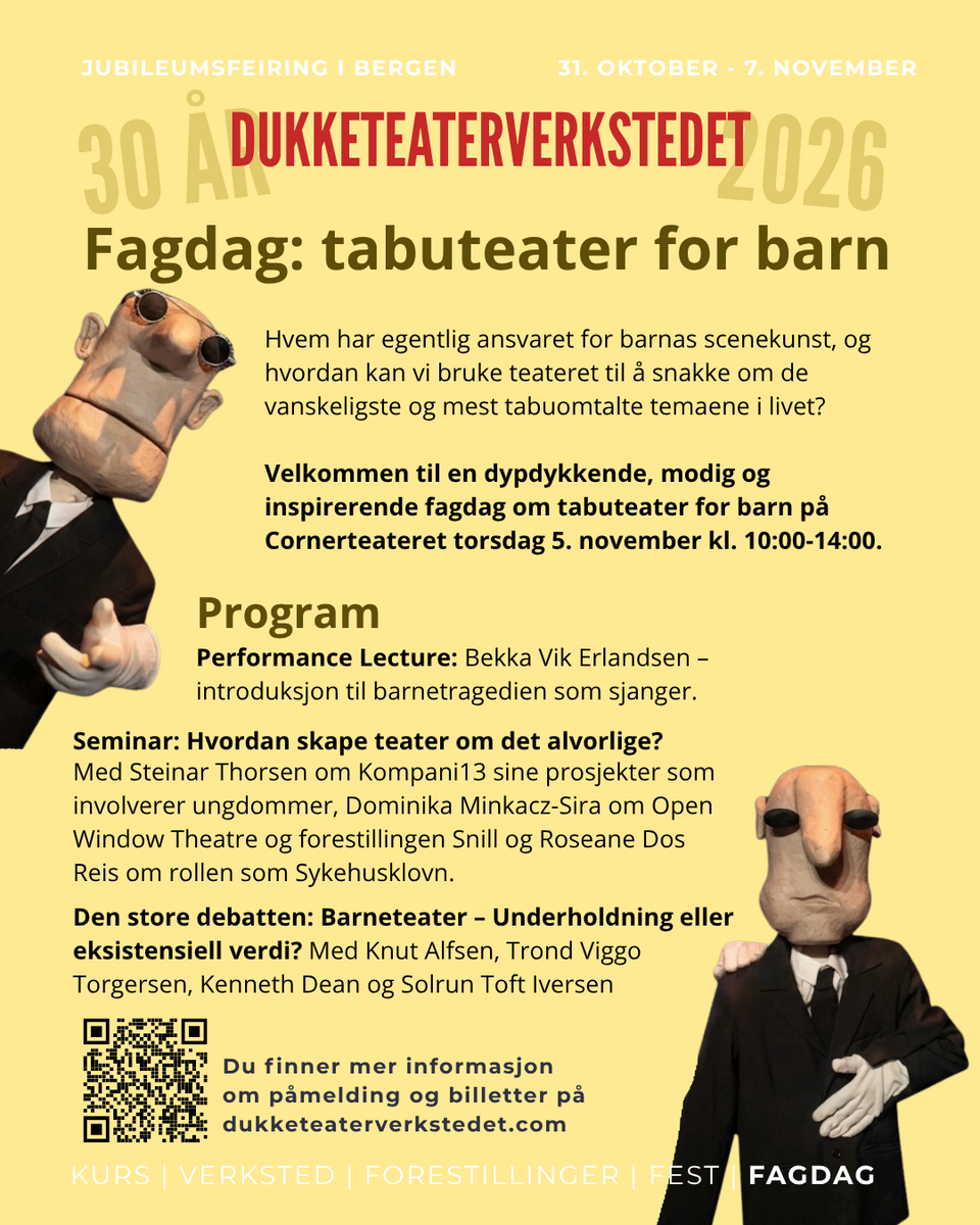 Event image Fagdag: Tabuteater for barn