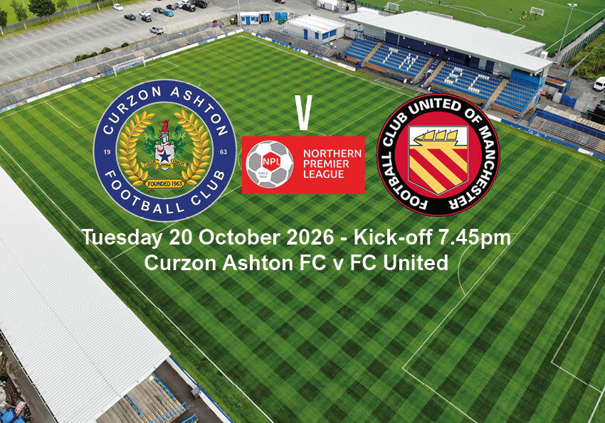 Event image NPL Curzon Ashton FC v FC United