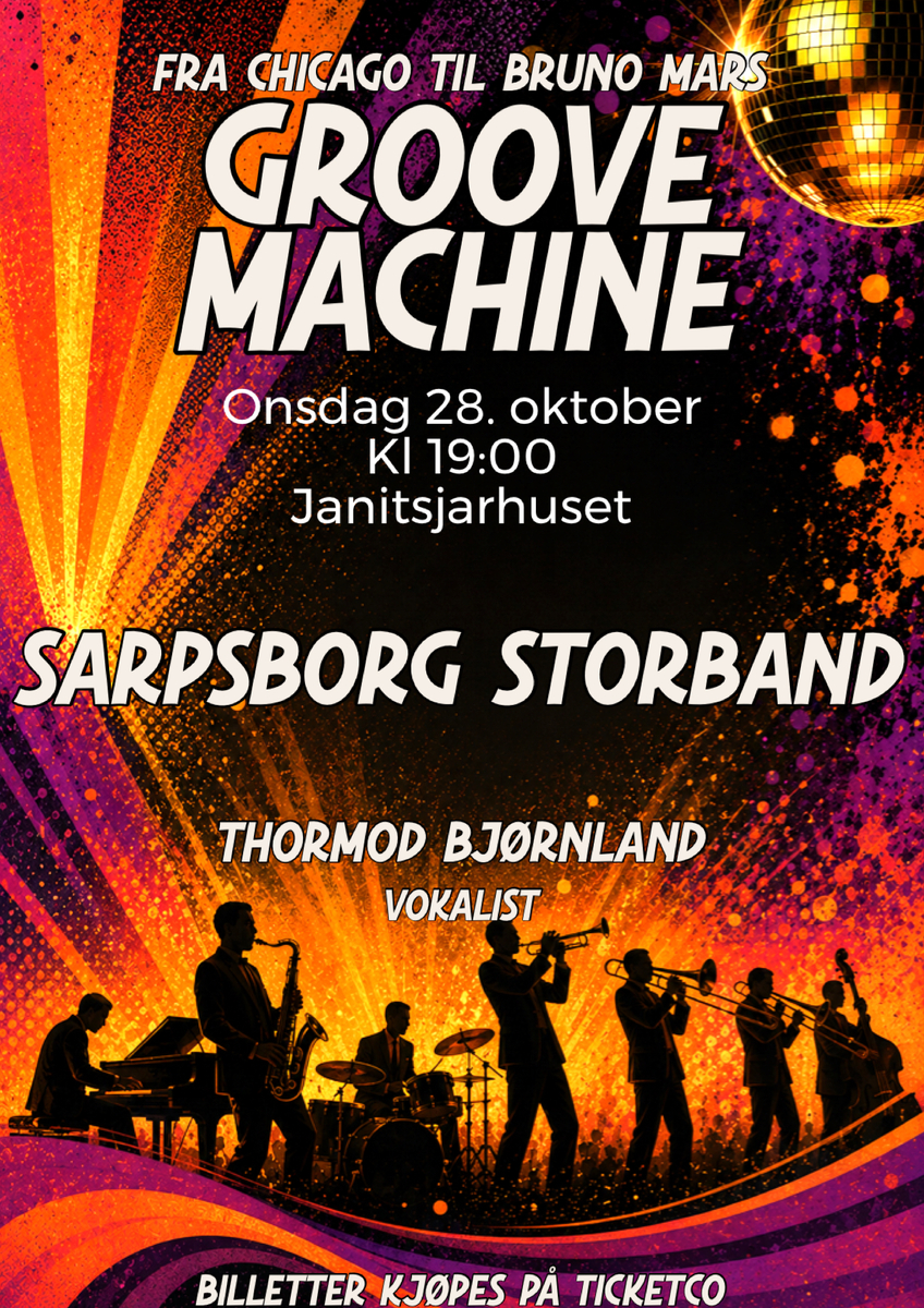 Event image Groove Machine - fra Chicago til Bruno Mars