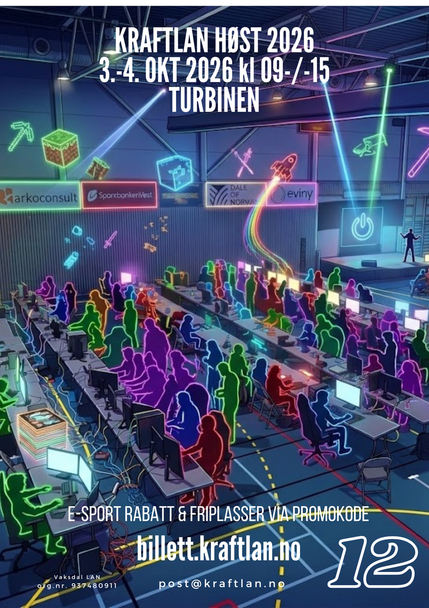 Event image KraftLAN Høst 2026