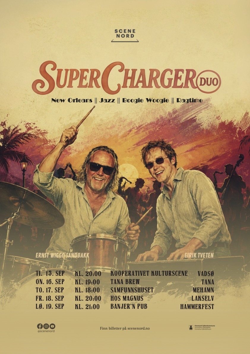 Event image Vadsø Jazzklubb: Supercharger Duo