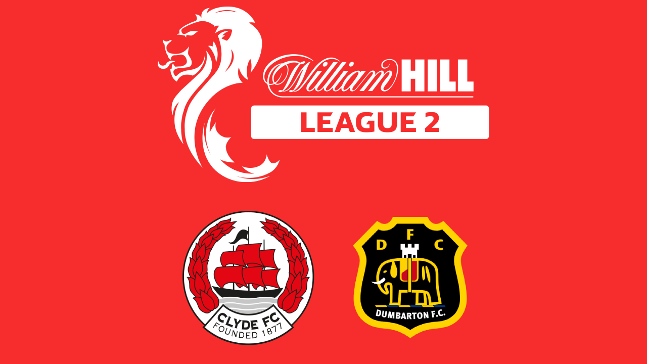 Event image Clyde v Dumbarton | SPFL League 2 | Saturday 10 October | Hamilton Community Stadium | 3pm