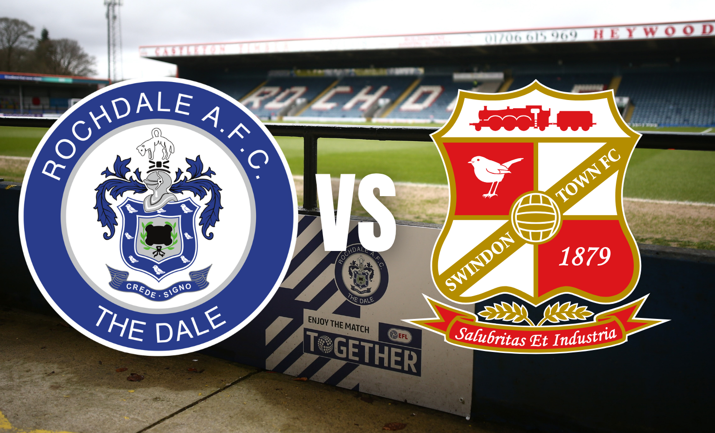Event image Rochdale v Swindon Town