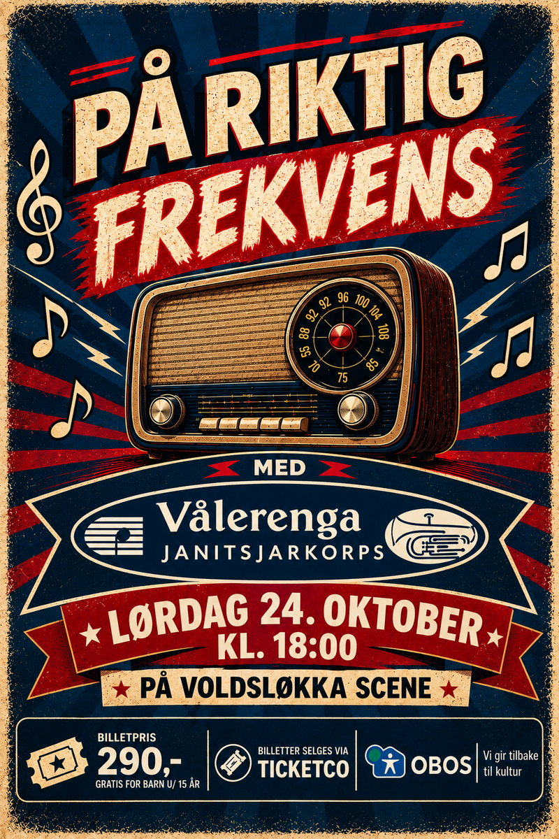 Event image PÅ RIKTIG FREKVENS  m/ Vålerenga Janitsjar
