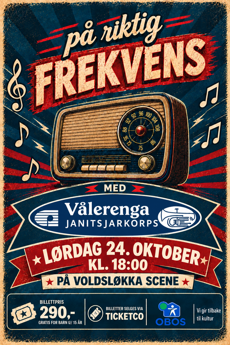 Event image PÅ RIKTIG FREKVENS  m/ Vålerenga Janitsjar
