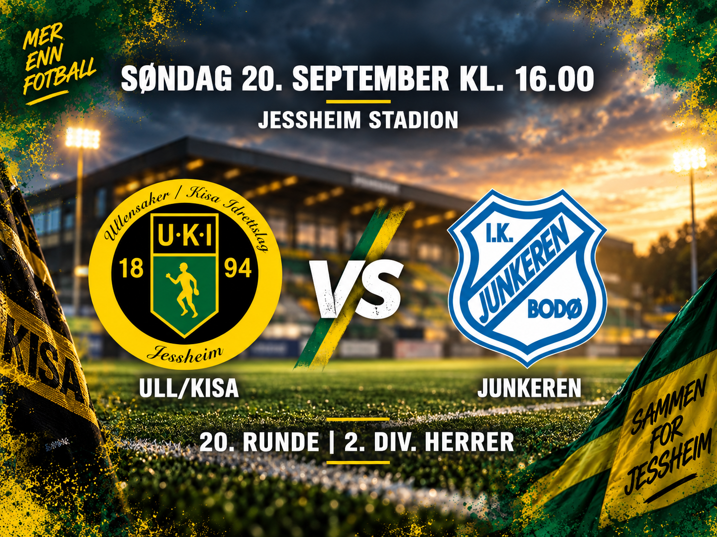 Event image 20. Runde i 2.Div.: Ull/Kisa - Junkeren