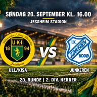 Event image 20. Runde i 2.Div.: Ull/Kisa - Junkeren